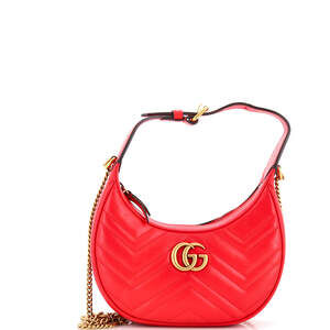Gucci Gg Marmont Half Moon Hobo #244328G14B